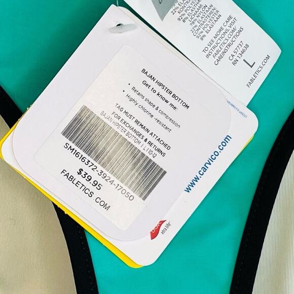 Fabletics Bajan Hipster bikini bottoms NWT size large - Picture 3 of 8